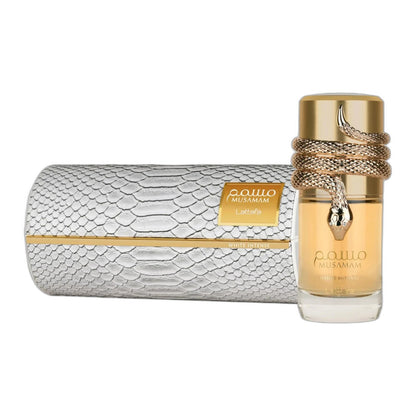 Lattafa Musamam White Intense Eau de Parfum perfume bottle