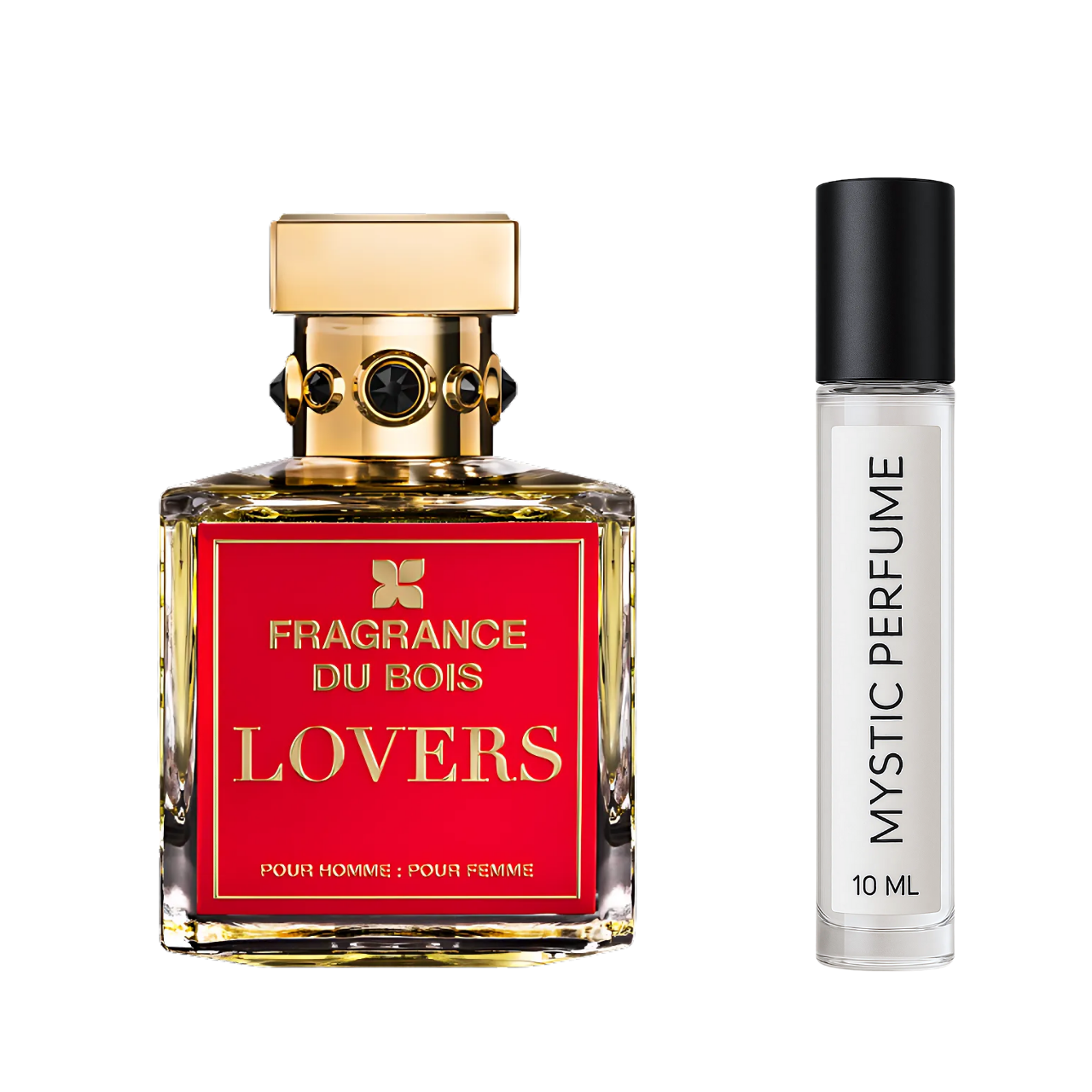 Fragrance Du Bois Lovers sample vial label detail