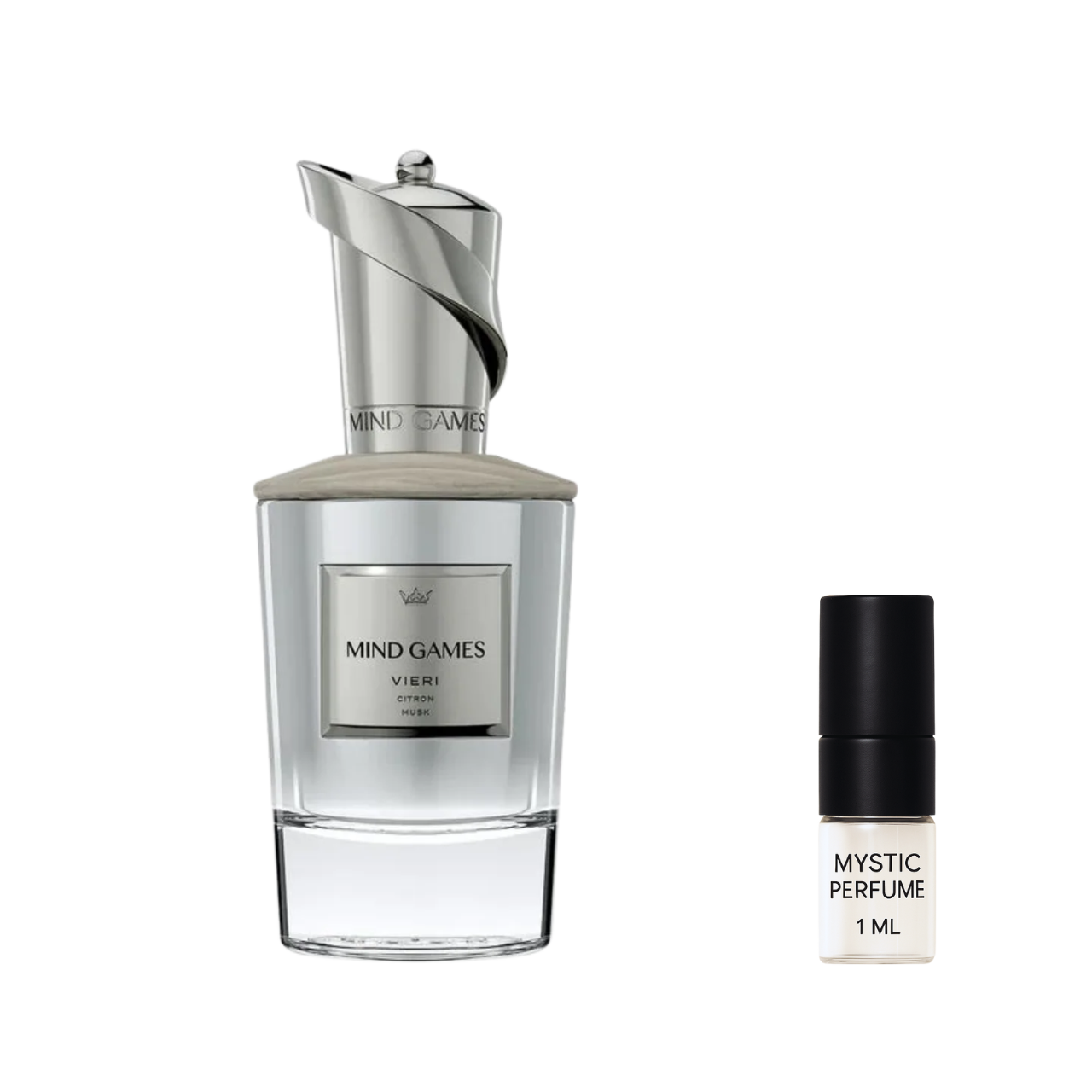 Mind Games Vieri sample vial label detail