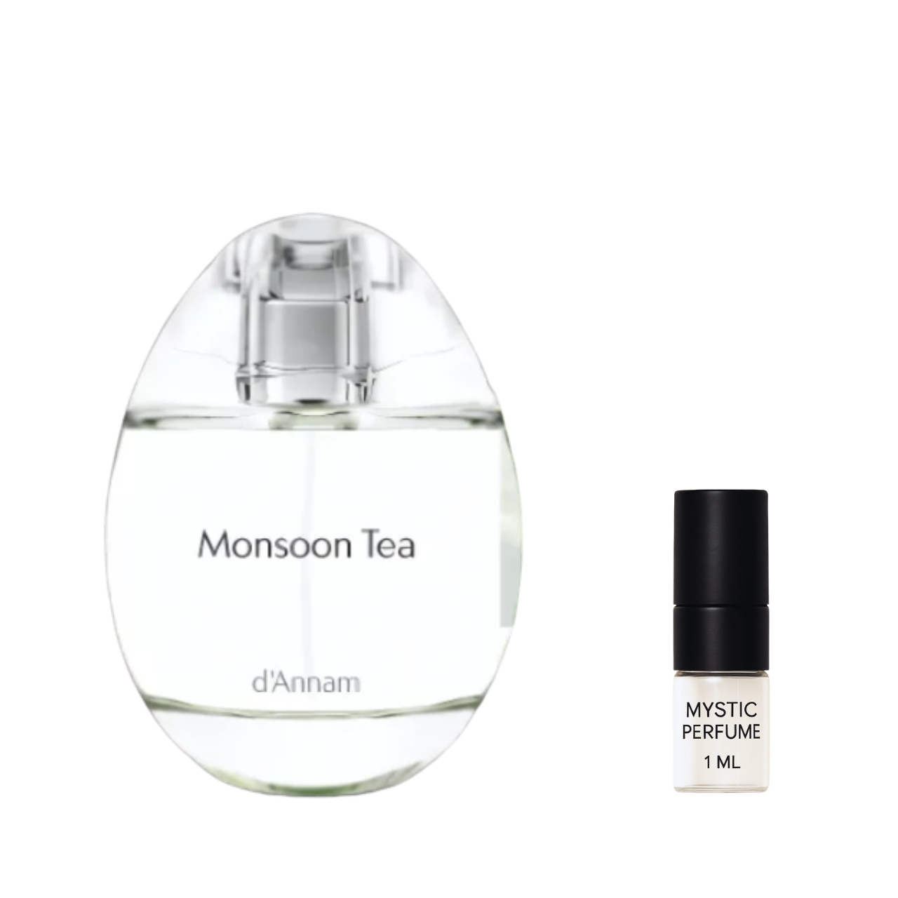 d'Annam Monsoon Tea sample vial label detail