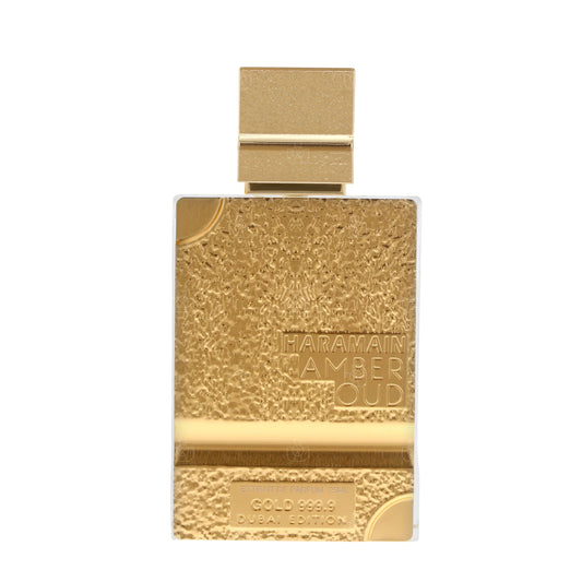Al Haramain Amber Oud Gold 999.9 Dubai Edition Extrait de Parfum perfume bottle