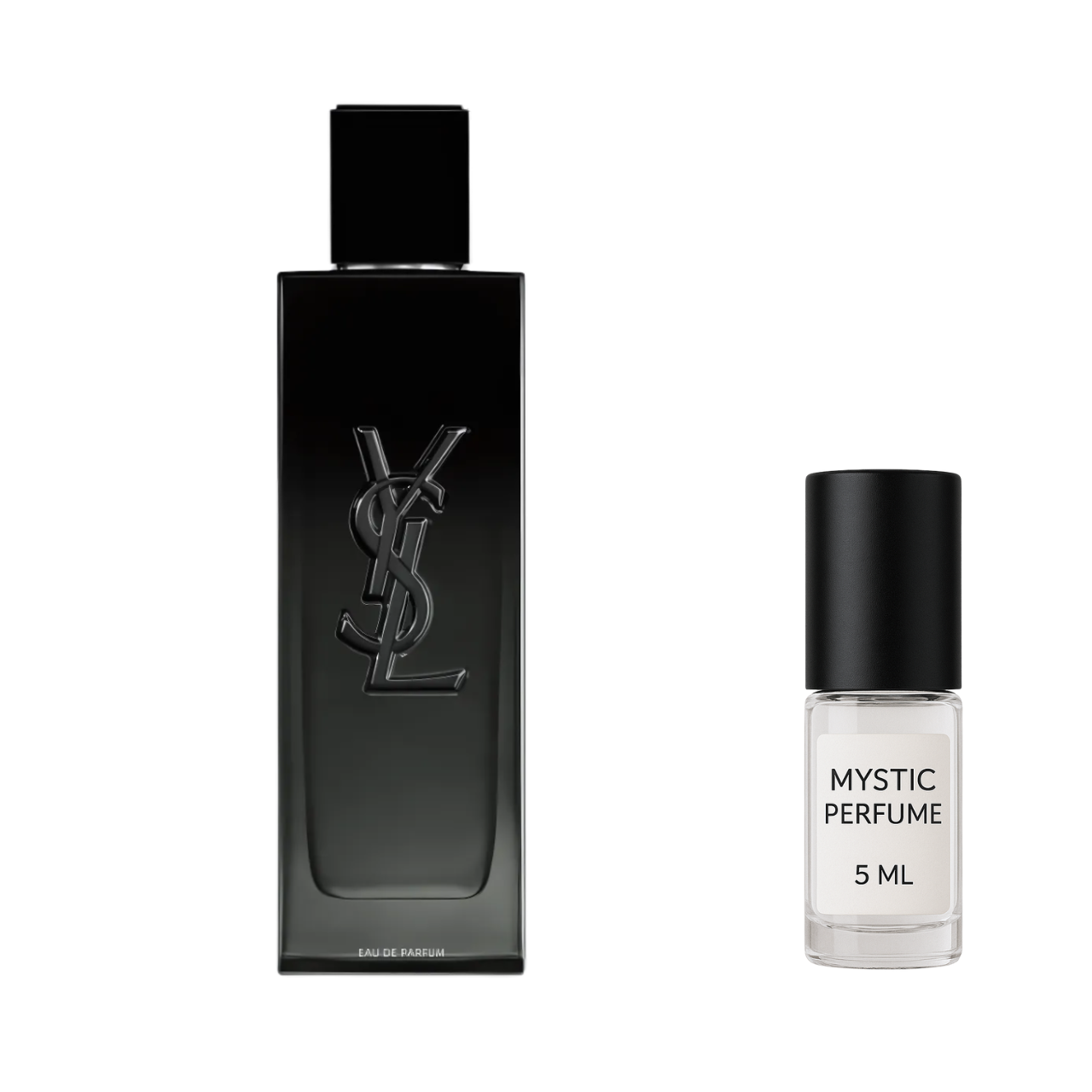 YSL MYSLF Eau de Parfum sample vial label detail