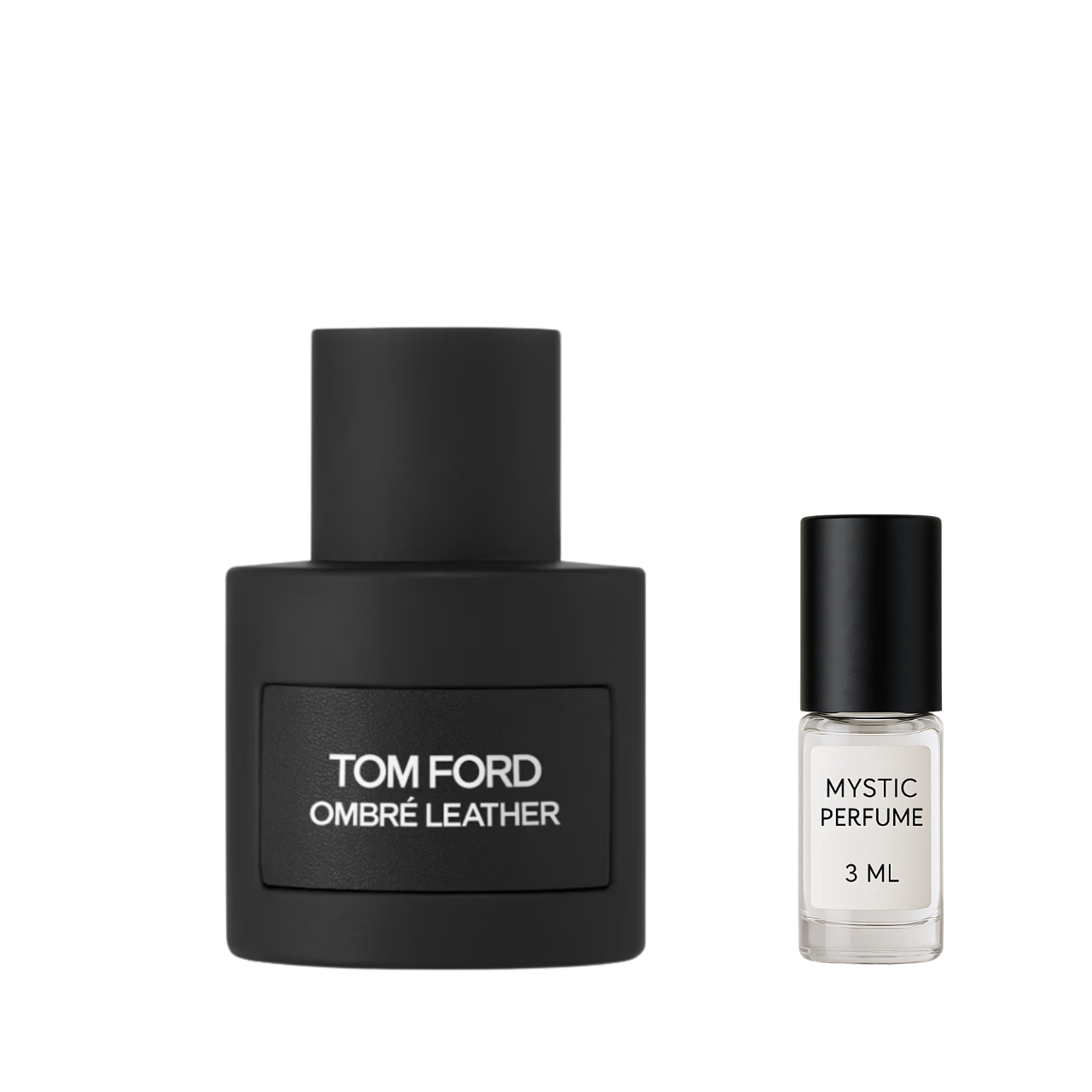 Tom Ford Ombré Leather sample vial label detail