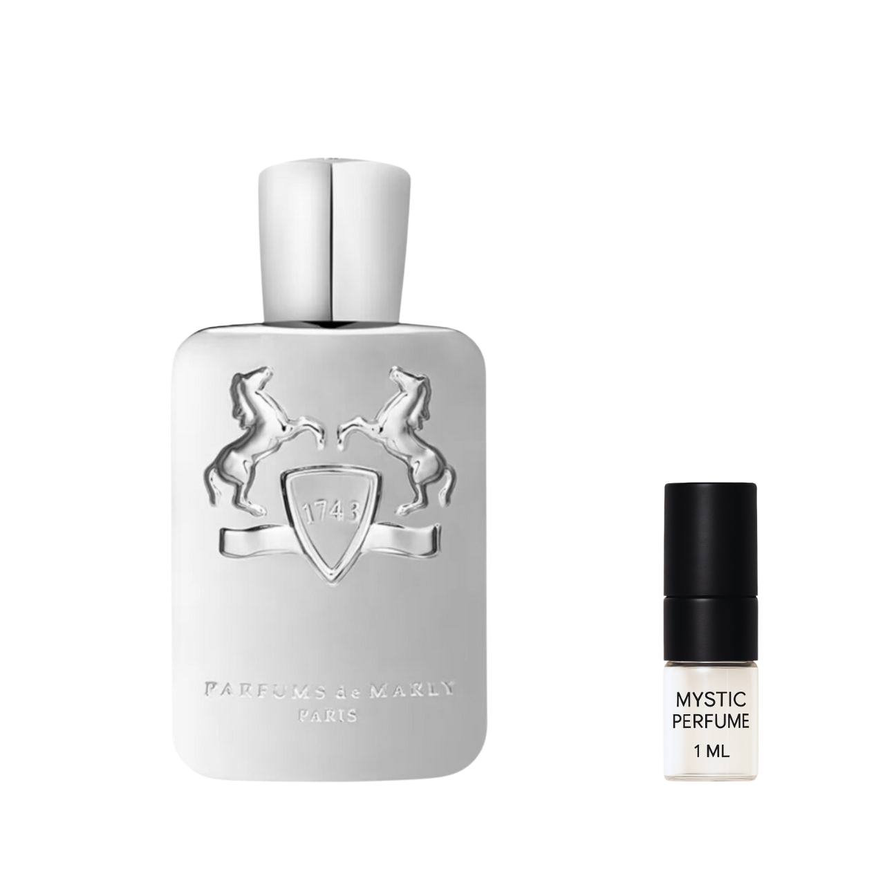 Parfums de Marly Pegasus Parfum sample vial label detail