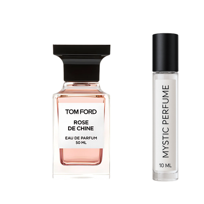 Tom Ford Rose De Chine sample vial label detail