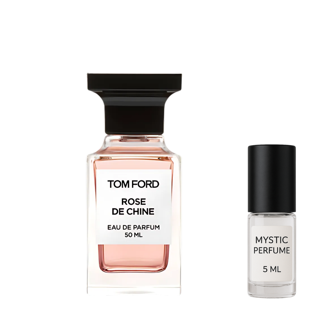 Tom Ford Rose De Chine sample vial label detail