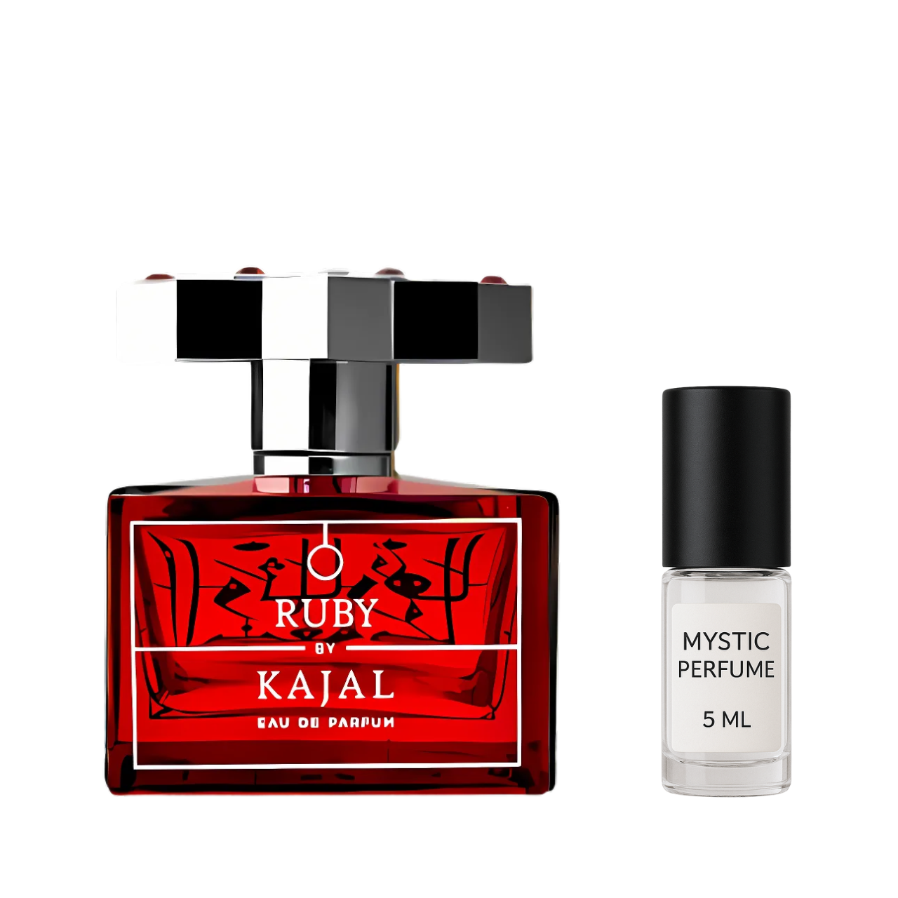 Kajal Ruby sample vial label detail