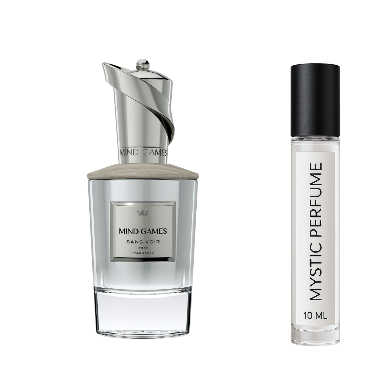 Mind Games Sans Voir sample vial label detail