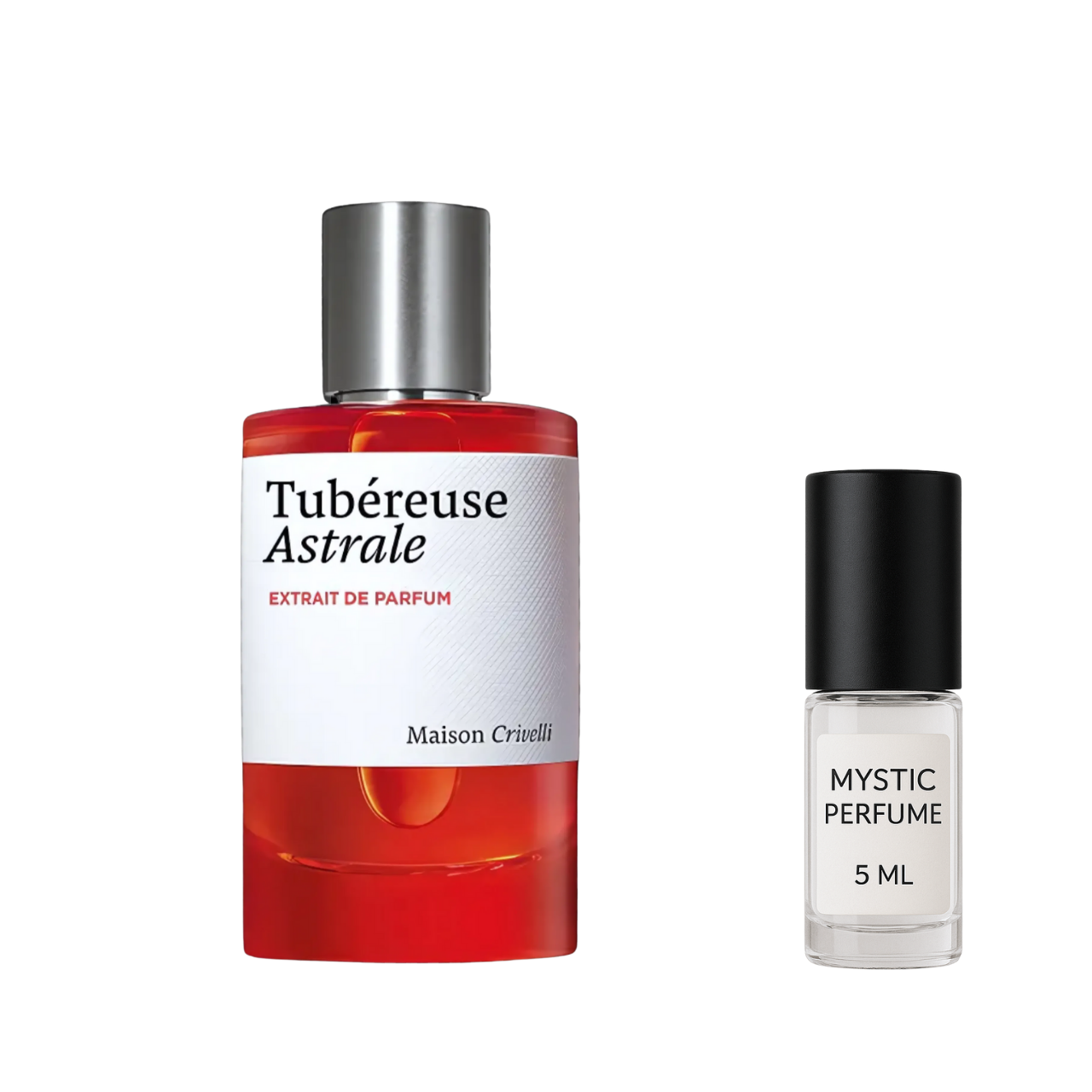 Maison Crivelli Tubereuse Astrale sample vial label detail