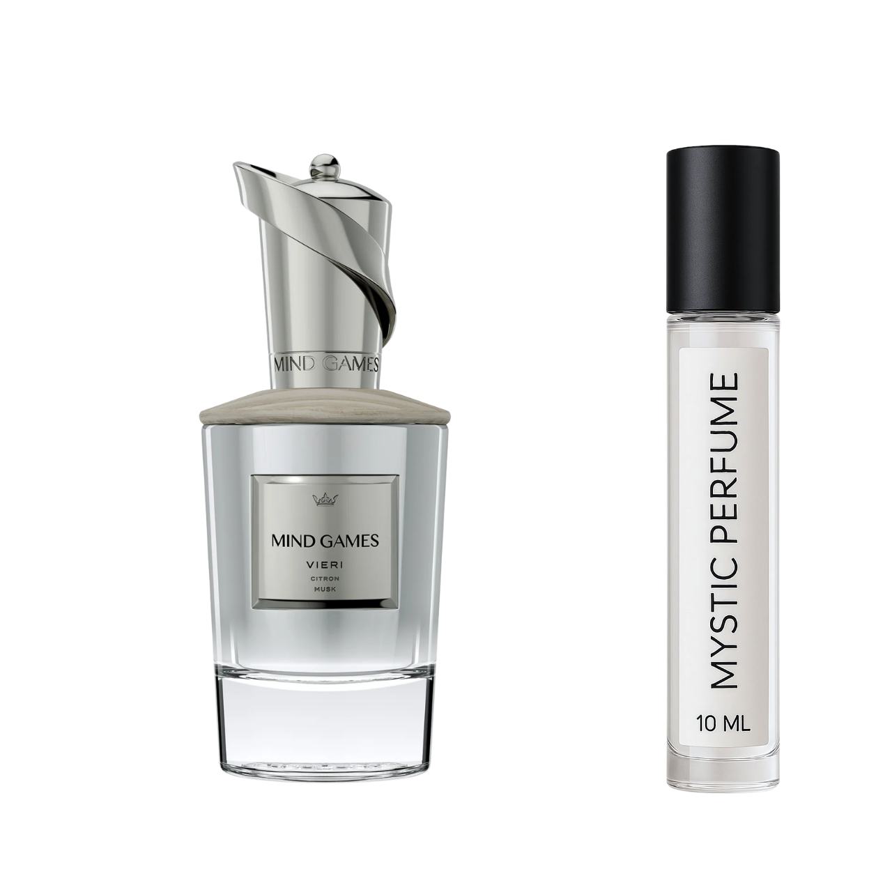 Mind Games Vieri sample vial label detail
