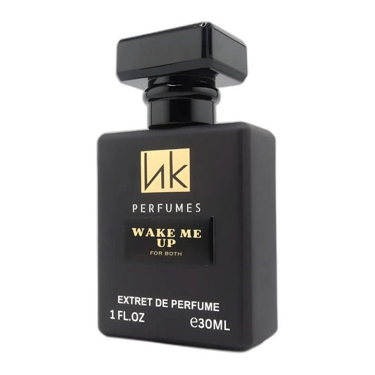 Wake me up perfume bottle