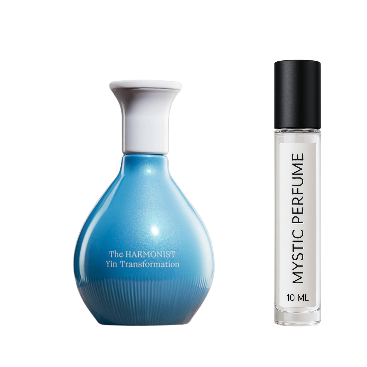 The Harmonist Yin Transformation sample vial label detail
