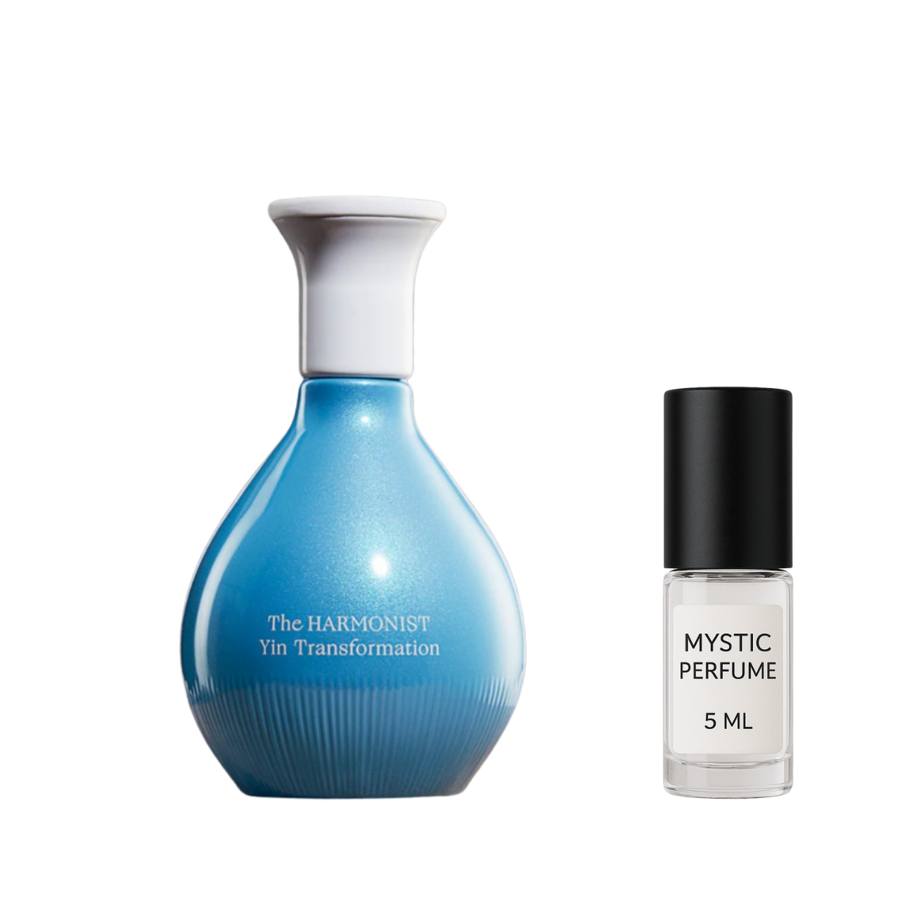The Harmonist Yin Transformation sample vial label detail