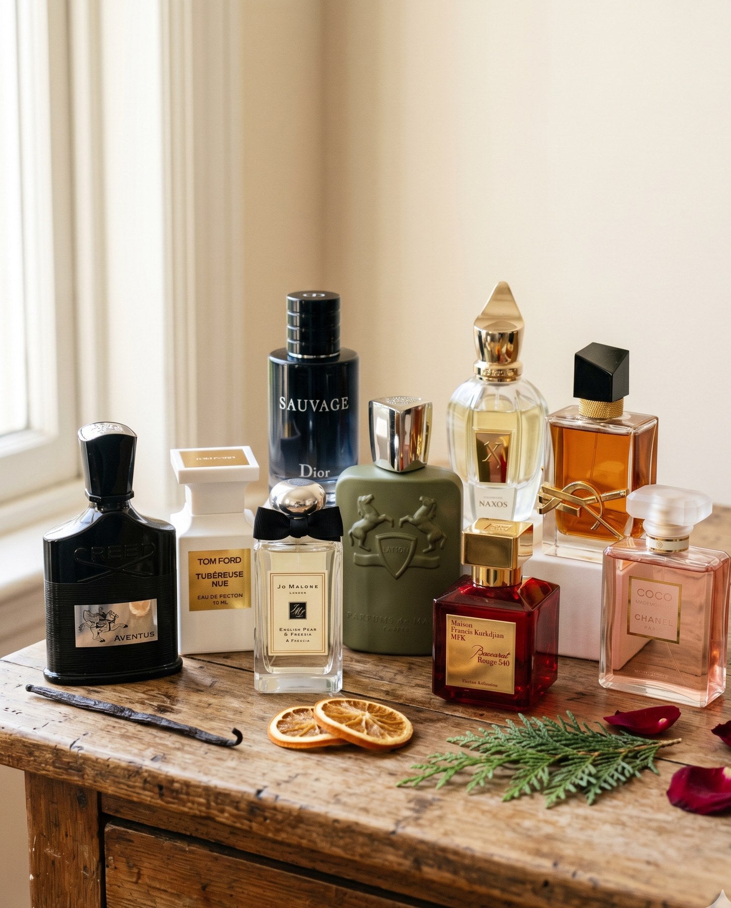 A curated arrangement of the world's most coveted designer fragrances
